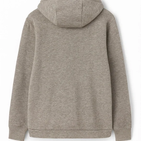 Nike Dri-FIT Hoodie XL | Gray White Swoosh | Soft Fleece Pullover - Picture 2 of 6